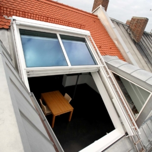 OpenAir Dachschiebefenster in München  (Objekt 1020). 3-teiliges OpenAir Dachschiebefenster in München (319 x 435  cm)