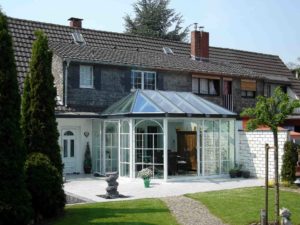 DecoArt-serre met sierbalken in Düsseldorf (project 1090).